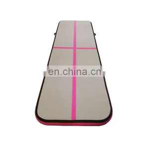 Custom Size Color Black and Red Gymnastics Tumbling Air Track Gym Tumble Mat For Sale thumbnail-4