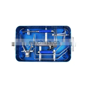 High Quality Orthopedic Surgical Instruments Anterior Cervical Plate Instrument Set for Cervical Surgery Medical Spine thumbnail-4