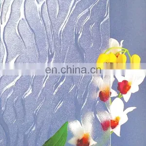 8MM 10MM CLEAR MORU MAP FLUTE FLAME PUZZLE FIGURED PATTERN GLASS thumbnail-4