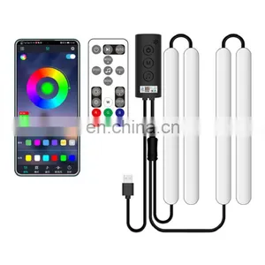 2020 Hot /Led Car Door Logo Rechargeable Projector Mood Light// thumbnail-1