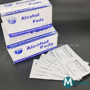 Alcohol Pad Swab 65*56mm 70% Isopropyl Alcohol Swab Alcohol Pads Alcohol Prep Pads thumbnail-3