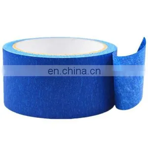 Blue Customized White Indoor Painting Crepe Paper Masking Tape thumbnail-1