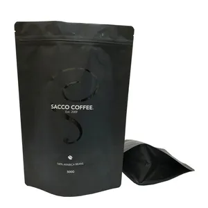 Waterproof Frosted Stand up Pouch Body Scrub Custom Printed Zipper Stand up Pouches thumbnail-3