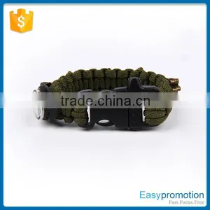 Outdoor Paracord Survival Braided Bracelet/hiking Paracord Survival Bracelet Wholesale thumbnail-3