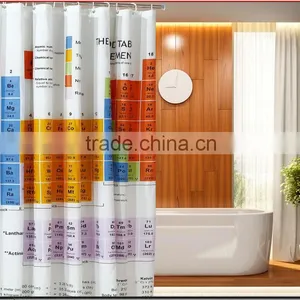 Coffee Shower Curtain Brown Shower Curtain thumbnail-1