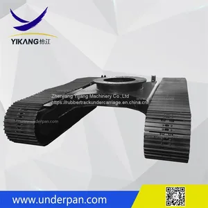 Custom Crawler Prospecting Machinery Chassis Steel Track Undercarriage With Slewing Bearing From China thumbnail-2