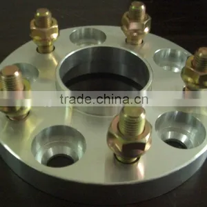 Universal 5th Car Wheel Adapter Spacers Single Drilled 5 Lug thumbnail-1