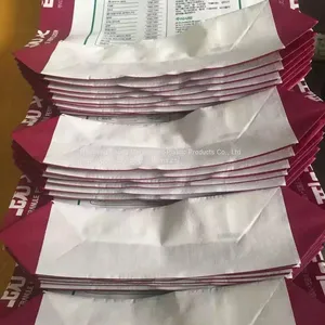 50kg pp Paper Compound Valve Block Bottom Valve Cement Bag thumbnail-1