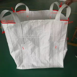 Different Sizes Pp Fibc Sling 1000Kg 1.5 Ton Jumbo Sand Big Bags thumbnail-4