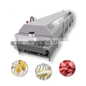 Industrial Liquid Nitrogen Tunnel Freezer for Food Store thumbnail-1