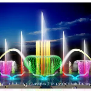 Music Fountain Outdoor Courtyard Full Set of Equipment Wave Light Spray Spring Water View Stainless Steel Fountain Small Pool Fountain thumbnail-1