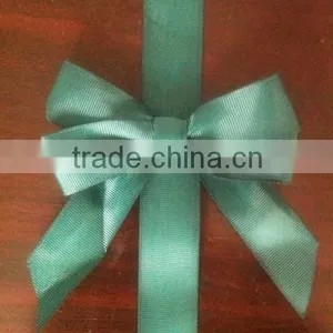 Satin Pre-tie Bow With Gold Twist, Present Decorate With 3.25 Inches With Wire Tied Bow thumbnail-4
