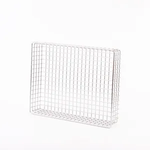 Durable 304 Stainless Steel Woven Wire Mesh Storage Basket for Industry thumbnail-5
