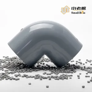 Customized Grey Hard PVC Compound Granules for Injection Molding thumbnail-2