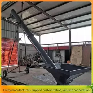 Dry and Wet Powder Screw Feeder, 219 Tubular Canning Elevator, Two-phase Electric Chicken Feed Auger Conveyor thumbnail-5