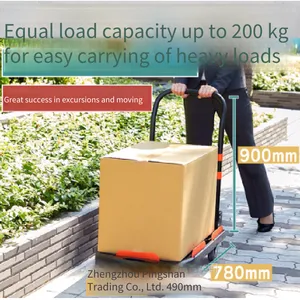 Trusco Lightweight and Stable Resin Trolley Mpk780-bk-js With a Load Capacity of 200kg and Brakes thumbnail-4