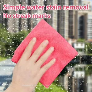 Absorbent Microfiber Cleaning Cloth Dish Wash Microfiber Towels thumbnail-4