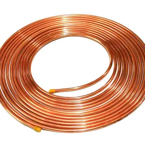 High Quality C10200 Hard Copper Tube for Warehouses and Workshops 4/5/6 Straight Copper Tube thumbnail-3