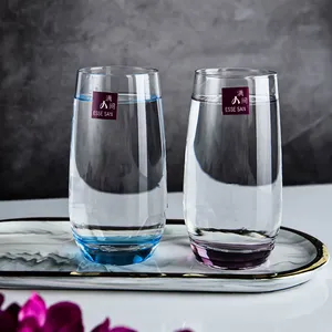 HOMTE Chinese Glass Cup Wholesale Glassware Supplier High Quality in Stock Wine Glass Goblet thumbnail-4