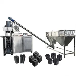 Automatic Hydraulic Pressing Machine Easy Burning Charcoal Briquette Making Machine for Shisha Charcoal Making Machine EPC thumbnail-1