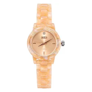 Asta Acetate Watches for Women Fashion Luxury Quartz High Quality Waterproof Free Custom Logo Gift Wristwatch Wholesale thumbnail-2