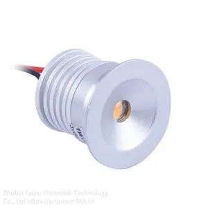 Feipu Led Downlight Pntd-1w-25120, Chinese-style Simple Design With Silver Lamp Body, Ceiling Light, Small Spotlight, Curtain Wall Light thumbnail-2