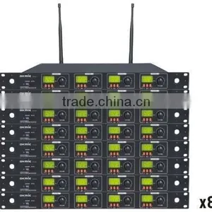 OKMIC UHF/PLL 4 Channel Conference Room Microphone System thumbnail-1