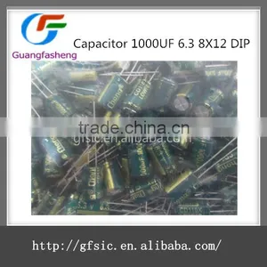Capacitor 1000UF 6.3 8X12 DIP thumbnail-1