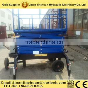 12m Vertical Hydraulic Mini Scissor Aerial Lifter/tower Scissor Lift thumbnail-2
