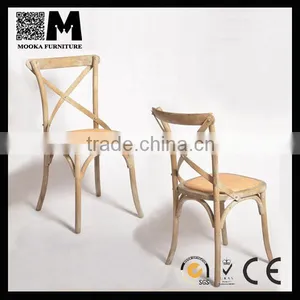 Wooden Living Room Furniture Durable X-back Chair Comfortable Wood Crossback Chair thumbnail-1