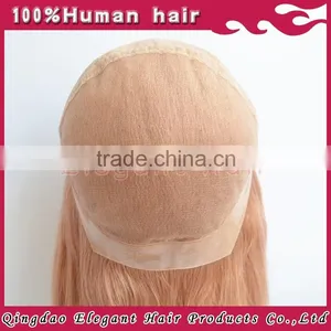 Natural Straight Freestyle Parting Red Full Lace Wig for Women 20inch Long Brazilian Hair Red Wig thumbnail-2
