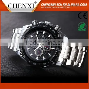 Top Quality Promotional Day/Date Fashion Japan Quartz Watch thumbnail-1