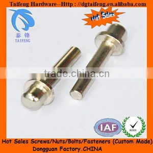 Nickel Plated Polished Rod Bolts With Cylinder and Washer thumbnail-1