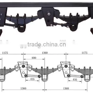 OEM Cost-effective German Type 12 Ton Trailer Suspension thumbnail-3