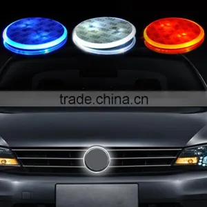 2016 New Car Styling Waterproof Background Tail Badge Emblem Personalized LED Light Lamp Sticker Auto Emblems thumbnail-1