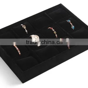 12 Grid Slots Black Color Jewelry Organizer Watches Display Storage Box Case Gift Boxes Bracelet Display Shelf thumbnail-4