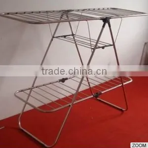 Stainless Steel Metal Clothes Rack,Foldable Clothes Drying Rack Arier thumbnail-2