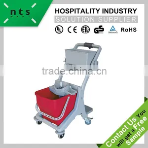 Standard Configuration Toilet Cleaning Bucket Trolley thumbnail-1