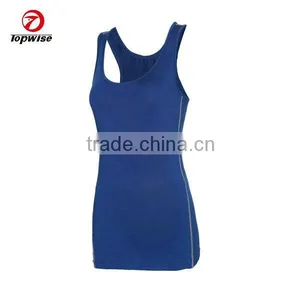 Women's Sports Base Layer Tights Vest Sleeveless Compression Shirt thumbnail-1