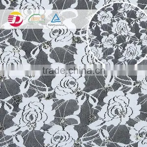 2016 New Fancy Cheap Stretch Embroidery Sequined Wholesale Beaded Lace Fabric New Flower Laces thumbnail-1