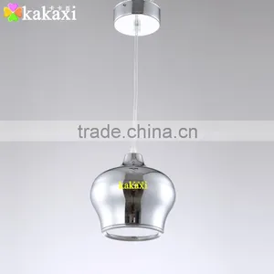 Creative LED Droplight 12W Plating Silver Color Lantern Chandelier Dining Room LED Pendant Lights thumbnail-1
