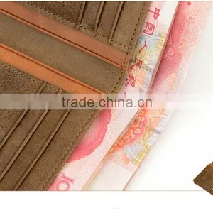 High Quality Customized Logo Travel Rfid Blocking Wallet Leather With Button thumbnail-4