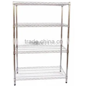 Wire Shelving Type and Single-sided Feature Corrosion Protection Storage Metallic Wire Mesh Shelving thumbnail-1