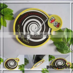 Manufacturer 2014 Transparent Soft PVC Personalized Logo Coffee Coaster For Advertising Gift thumbnail-1