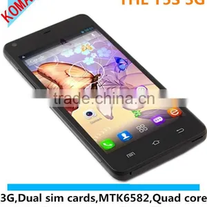 KOMAY THL T5s Mobile Phone MTK6582WM Quad Core 1.3Ghz Dual Sim Card 8MP 3G Smartphone 4.7 QHD Screen thumbnail-1