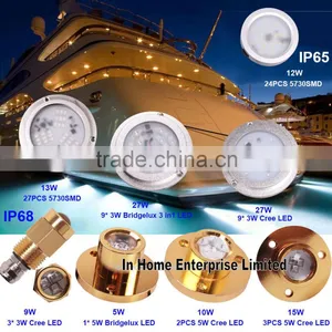 316 Stainless Steel Boat Trailer Lights 27W Blue Led Boat Lights Quality Choice thumbnail-6