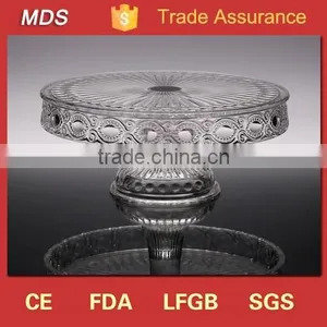 Modern Bakeware Cake Tools Crystal Glass Cake Stand Wedding thumbnail-1