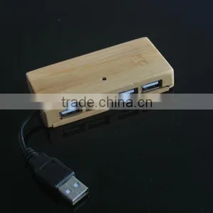 HOT SELLING New Wood Usb Hub/4 Port Usb 2.0 Hub thumbnail-1