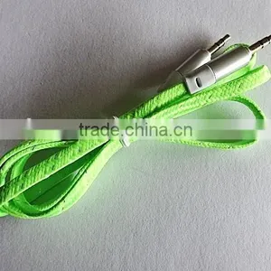 Newest Flat Braid DC3.5 Male to DC3.5 Male Audio Cable thumbnail-2