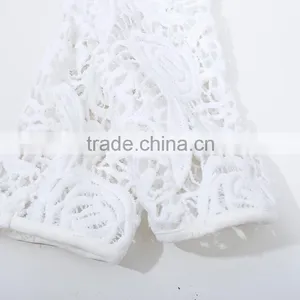 Wholesale China Clothes Factory White Woven Lace Formal Ladies Blazer Designs thumbnail-4